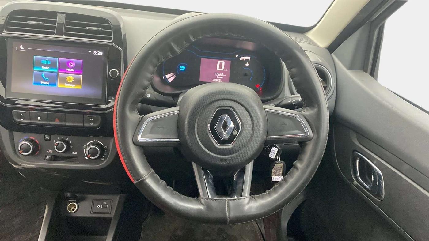 2019 Renault Kwid RXT 1.0 (O), Petrol, Manual, 12,592 km, Steering Wheel Close Up