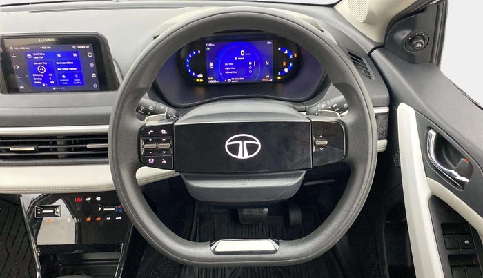 2023 Tata NEXON CREATIVE  AMT 1.2 PETROL, Petrol, Automatic, 30,844 km, Steering Wheel Close Up