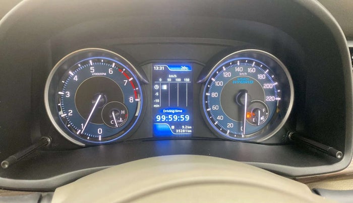 2021 Maruti Ertiga ZXI SHVS, Petrol, Manual, 35,271 km, Odometer Image