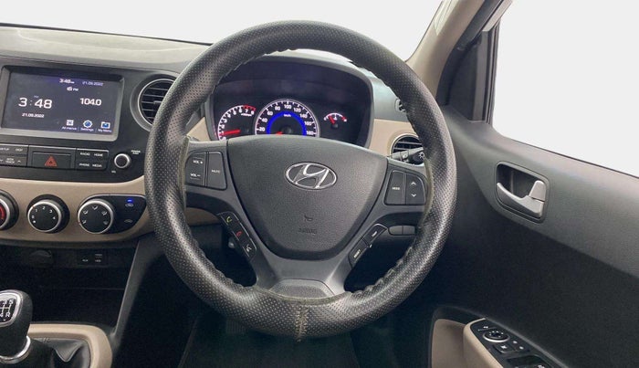 2019 Hyundai Grand i10 SPORTZ 1.2 KAPPA VTVT, Petrol, Manual, 27,770 km, Steering Wheel Close Up