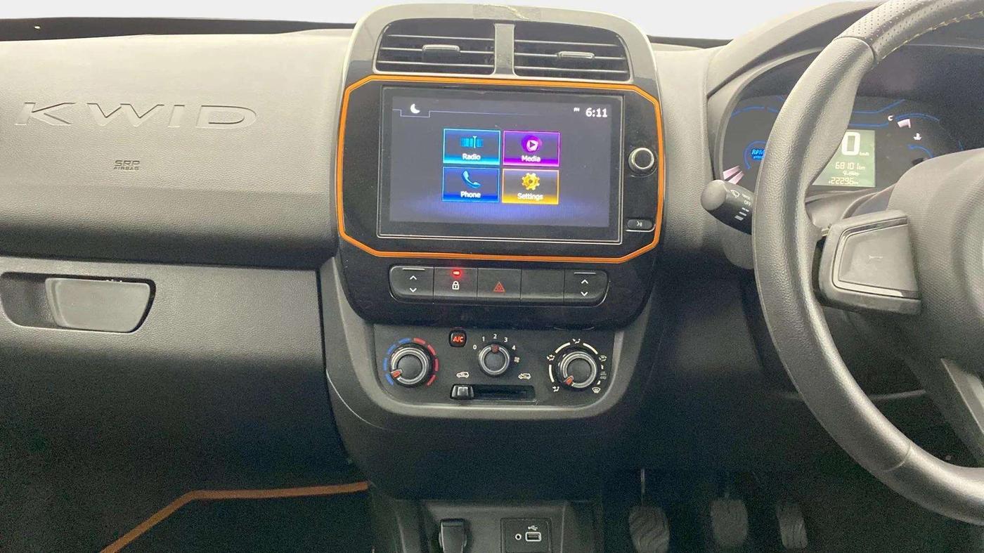 2019 Renault Kwid CLIMBER 1.0 (O), Petrol, Manual, 68,402 km, Air Conditioner