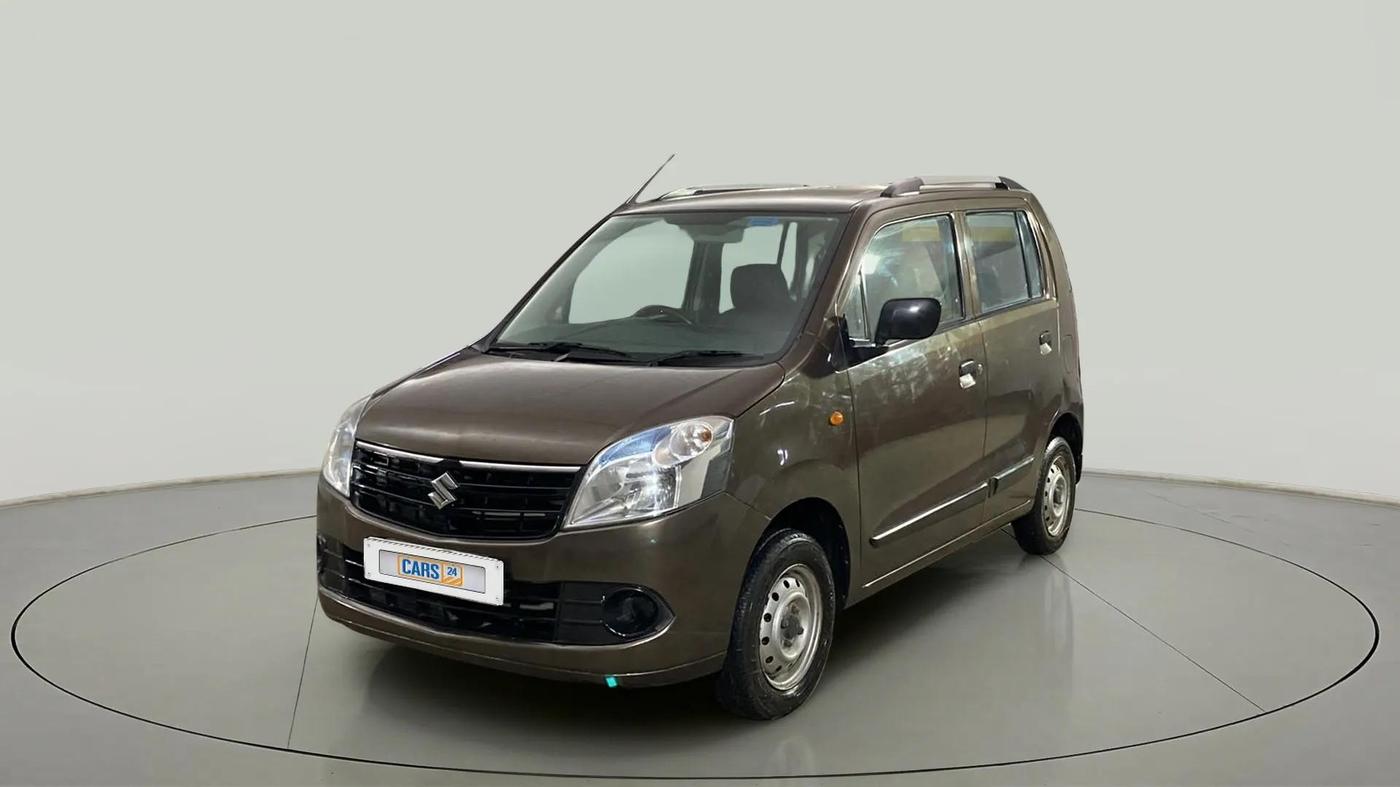 2012 Maruti Wagon R 1.0 LXI, Petrol, Manual, 42,545 km, Left Front Diagonal