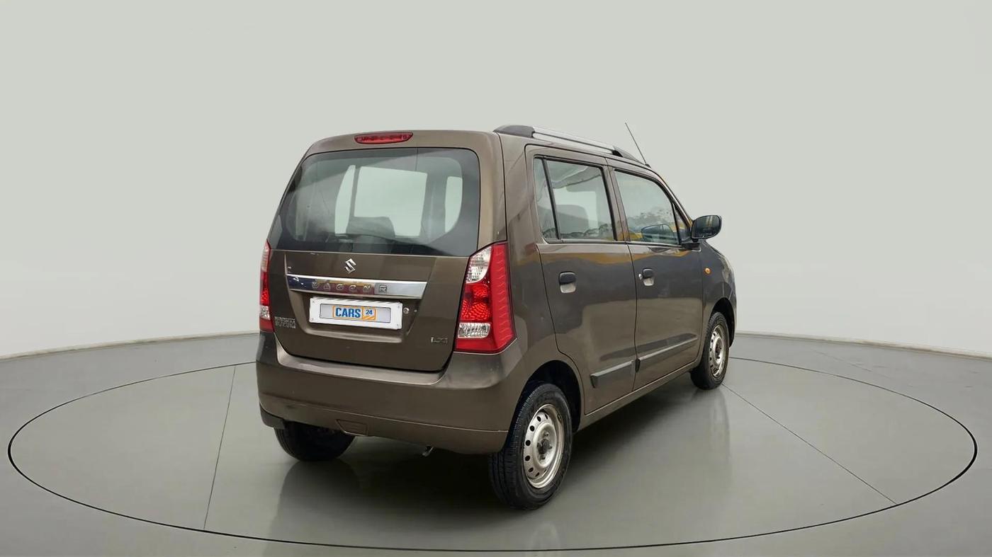 2012 Maruti Wagon R 1.0 LXI, Petrol, Manual, 42,545 km, Right Back Diagonal