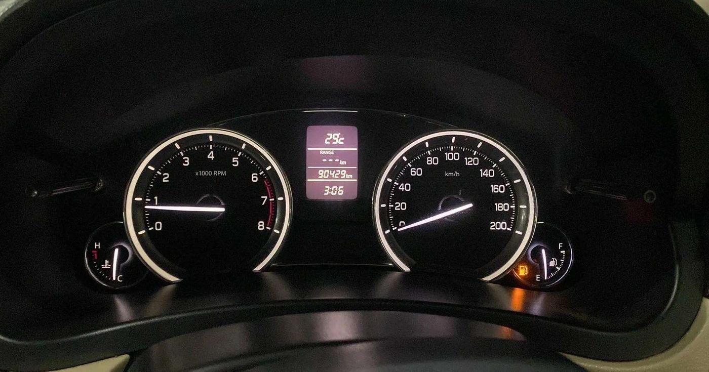 2016 Maruti Ciaz VXI+, Petrol, Manual, 91,034 km, Odometer Image