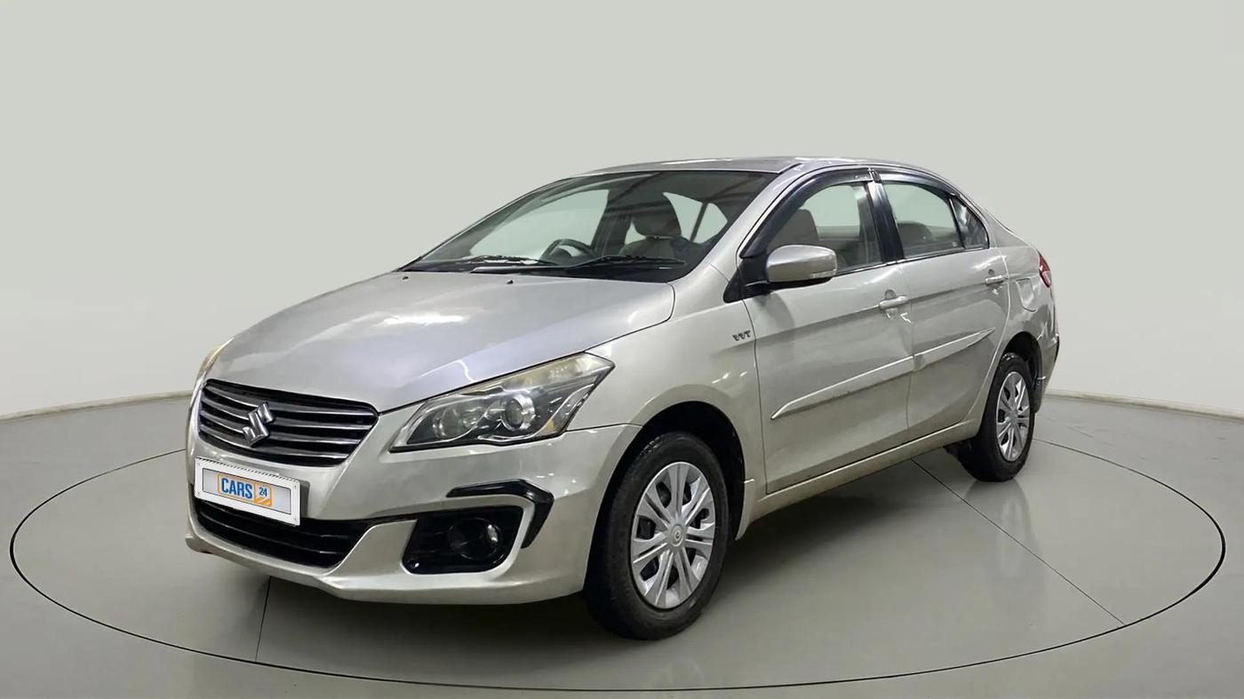 2016 Maruti Ciaz VXI+, Petrol, Manual, 91,034 km, Left Front Diagonal