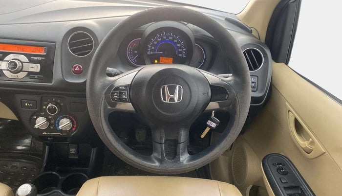 2015 Honda Amaze 1.2L I-VTEC S, Petrol, Manual, 91,305 km, Steering Wheel Close Up