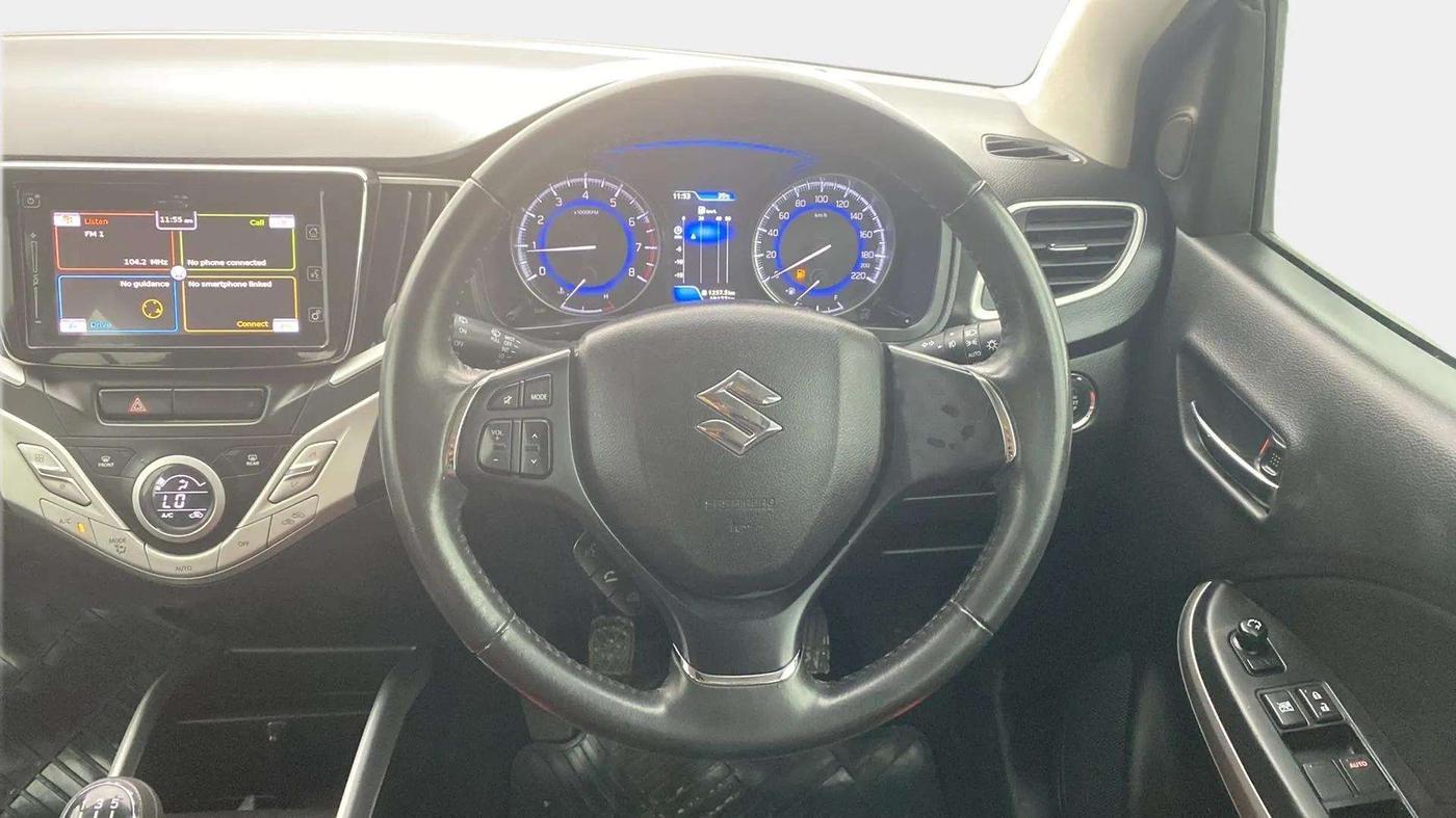 2017 Maruti Baleno ALPHA PETROL 1.2, Petrol, Manual, 19,154 km, Steering Wheel Close Up