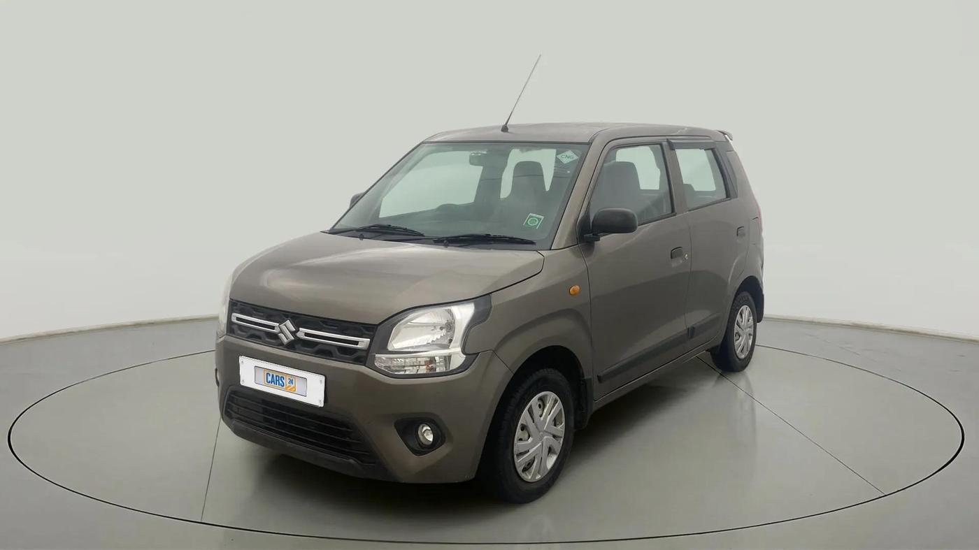2019 Maruti New Wagon-R LXI CNG (O) 1.0, CNG, Manual, 80,699 km, Left Front Diagonal
