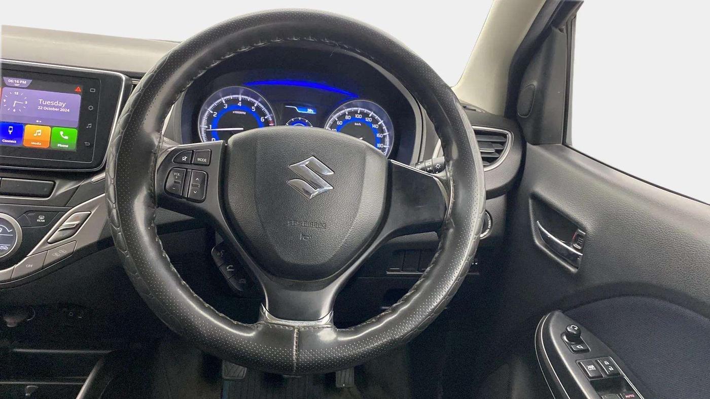 2020 Maruti Baleno ZETA PETROL 1.2, Petrol, Manual, 82,693 km, Steering Wheel Close Up