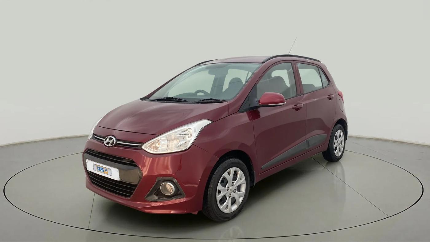 2015 Hyundai Grand i10 SPORTZ 1.2 KAPPA VTVT, Petrol, Manual, 39,956 km, Left Front Diagonal