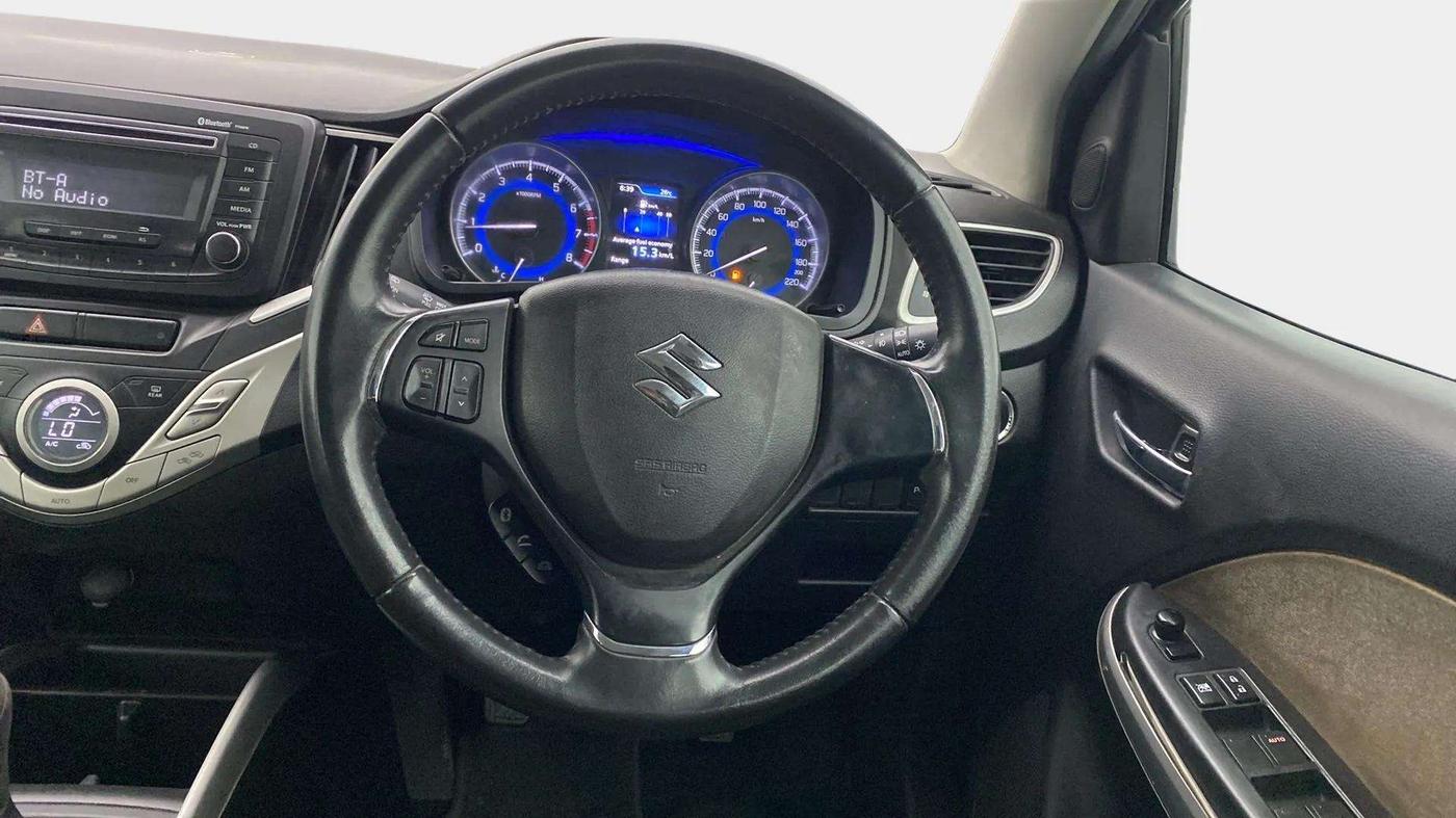 2017 Maruti Baleno ZETA PETROL 1.2, Petrol, Manual, 37,186 km, Steering Wheel Close Up
