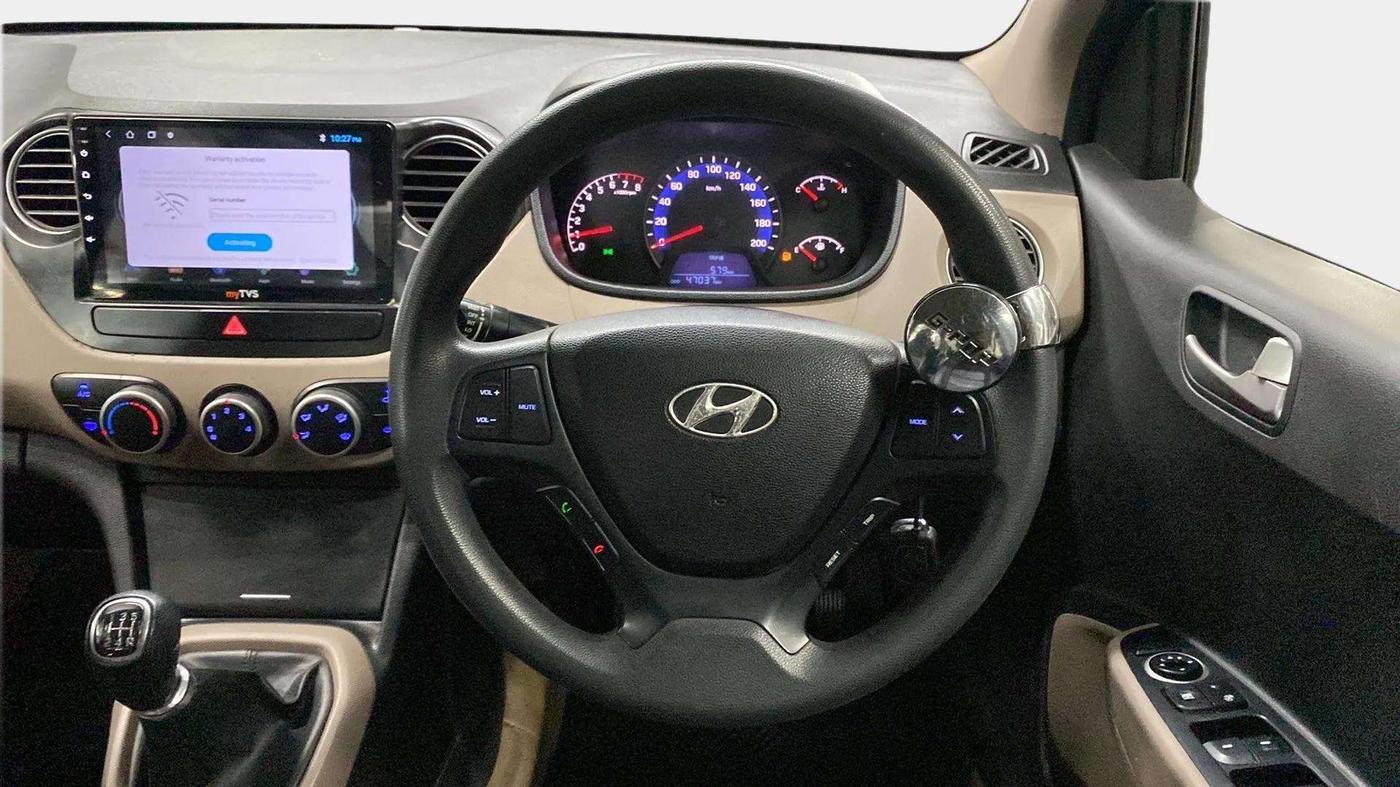 2014 Hyundai Xcent S (O) 1.2, Petrol, Manual, 47,099 km, Steering Wheel Close Up