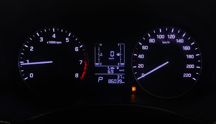 2019 Hyundai Creta SX AT 1.6 PETROL, Petrol, Automatic, 86,208 km, Odometer Image