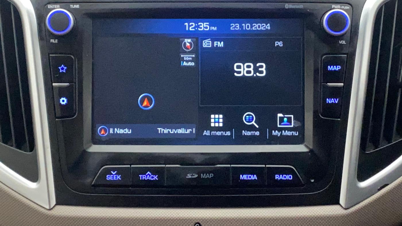 2019 Hyundai Creta SX AT 1.6 PETROL, Petrol, Automatic, 86,208 km, Infotainment System