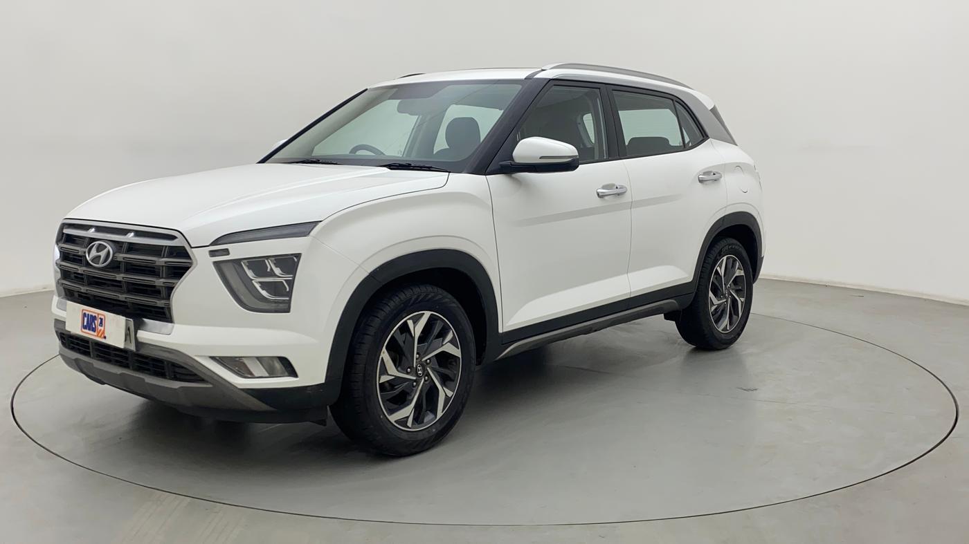 2020 Hyundai Creta SX (O) IVT 1.5 PETROL, Petrol, Automatic, 76,778 km, Left Front Diagonal