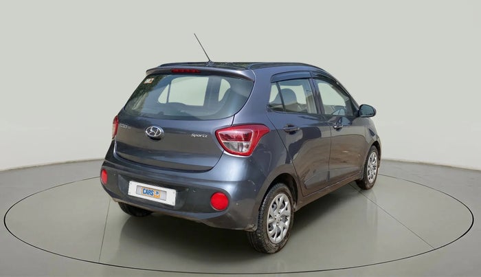 2018 Hyundai Grand i10 SPORTZ 1.2 KAPPA VTVT, Petrol, Manual, 62,061 km, Right Back Diagonal