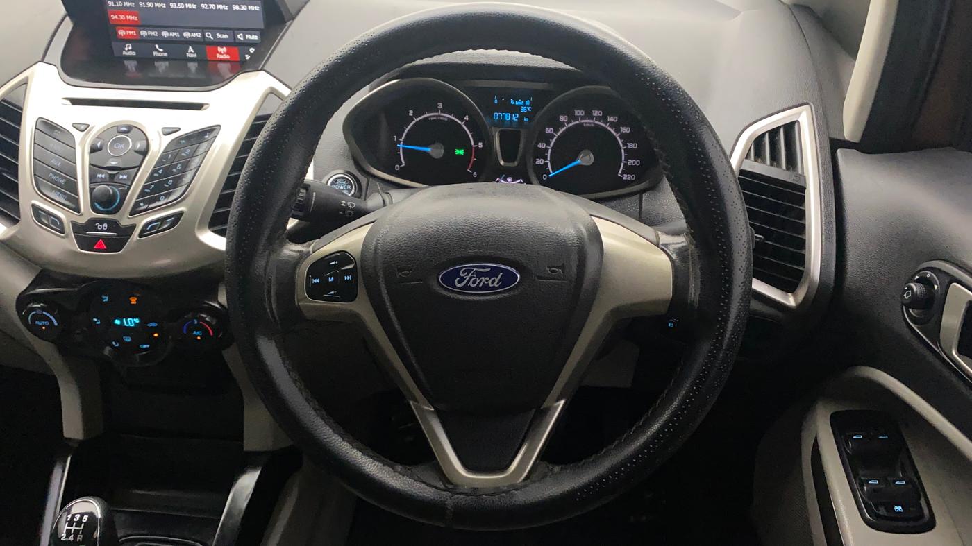 2017 Ford Ecosport TITANIUM 1.5L DIESEL, Diesel, Manual, 78,663 km, Steering Wheel Close Up