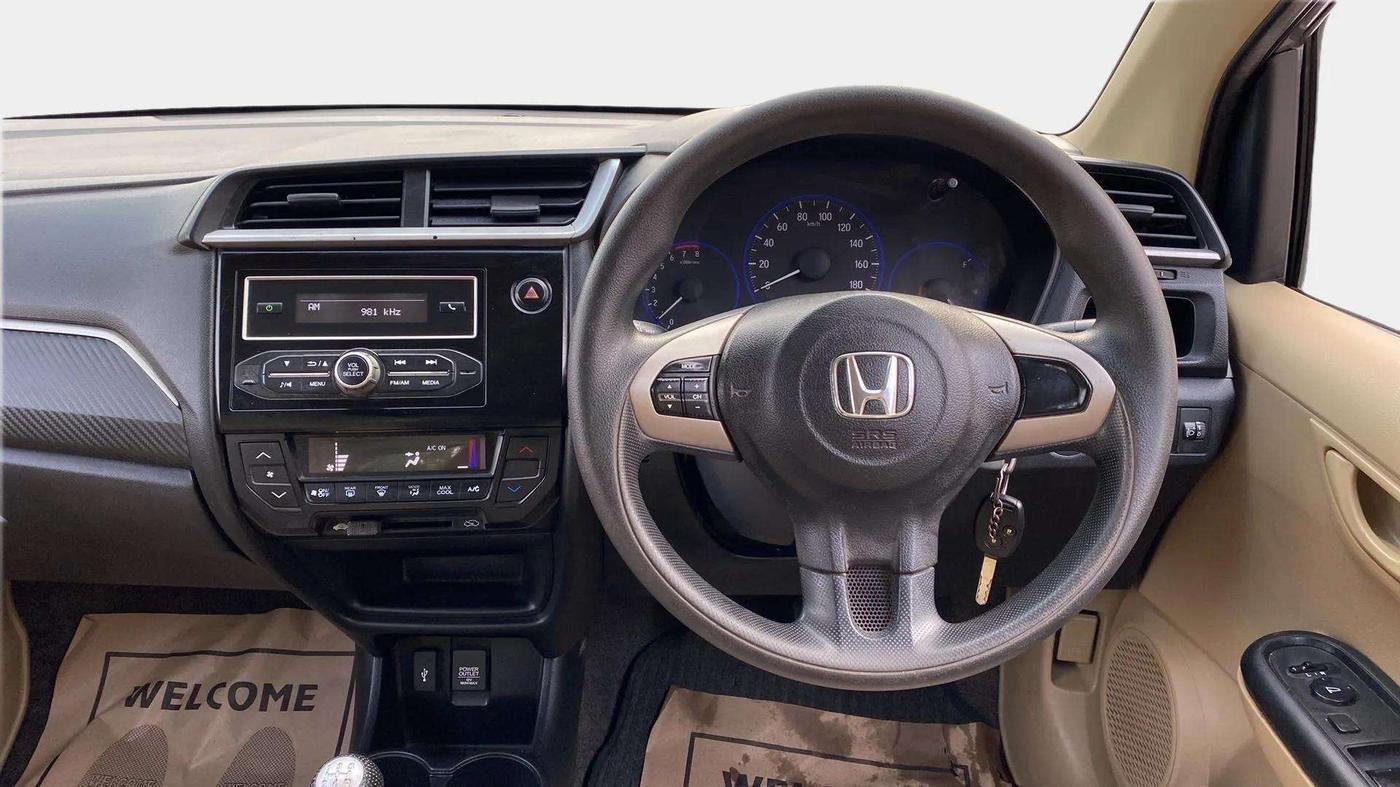2018 Honda Brio S(O) MT, Petrol, Manual, 83,383 km, Air Conditioner