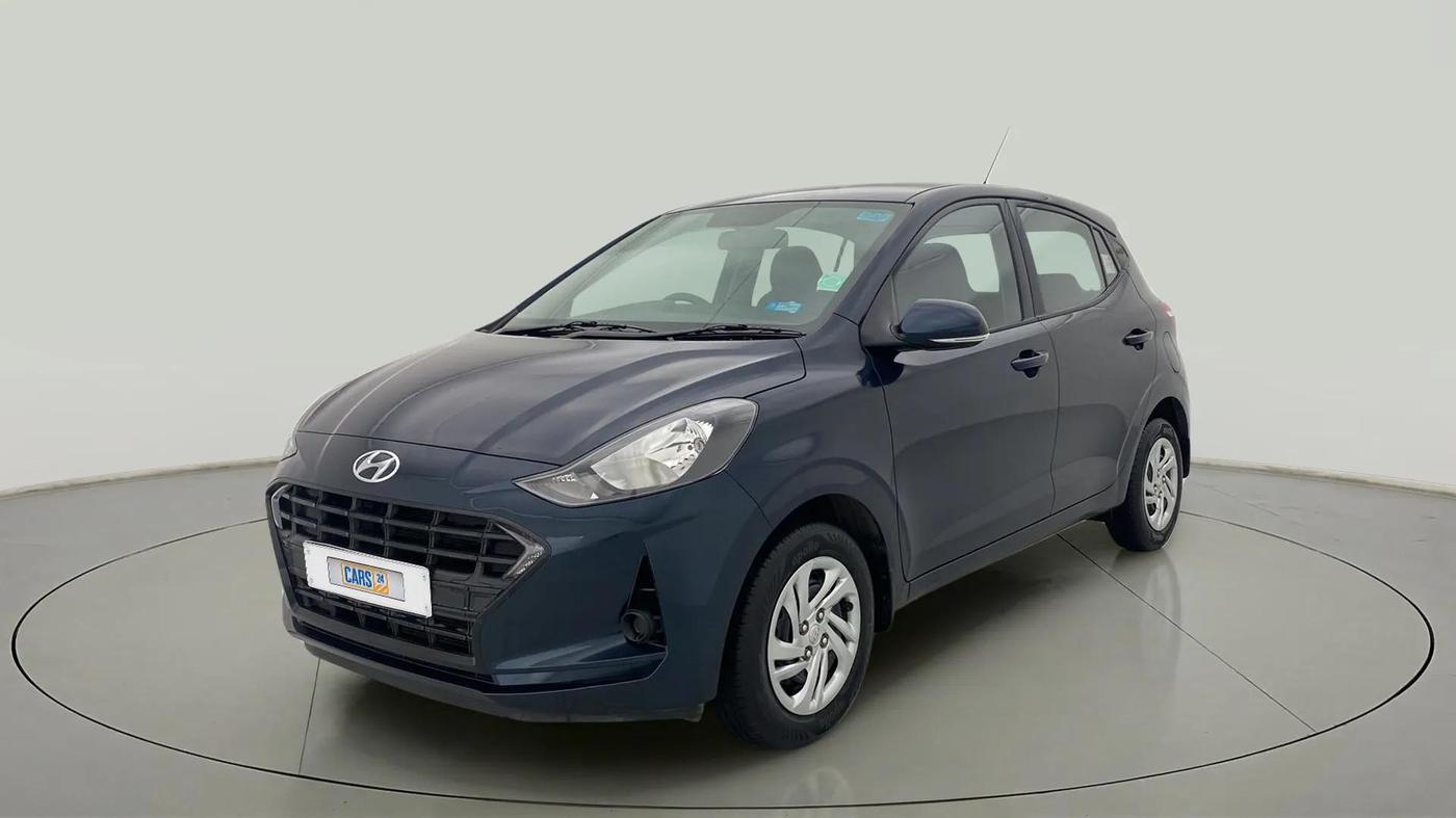 2021 Hyundai GRAND I10 NIOS MAGNA AMT 1.2 KAPPA VTVT, Petrol, Automatic, 9,381 km, Left Front Diagonal