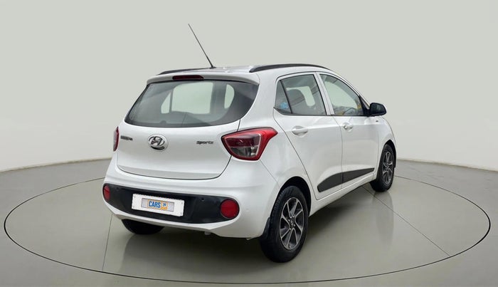 2018 Hyundai Grand i10 SPORTZ (O) AT 1.2 KAPPA VTVT, Petrol, Automatic, 45,673 km, Right Back Diagonal