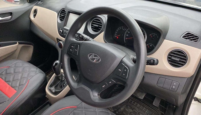 2018 Hyundai Grand i10 SPORTZ (O) AT 1.2 KAPPA VTVT, Petrol, Automatic, 45,673 km, Steering wheel - Phone control not functional