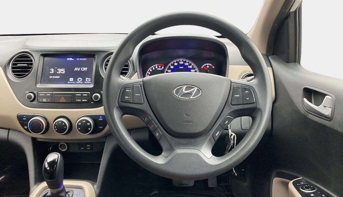 2018 Hyundai Grand i10 SPORTZ (O) AT 1.2 KAPPA VTVT, Petrol, Automatic, 45,673 km, Steering Wheel Close Up