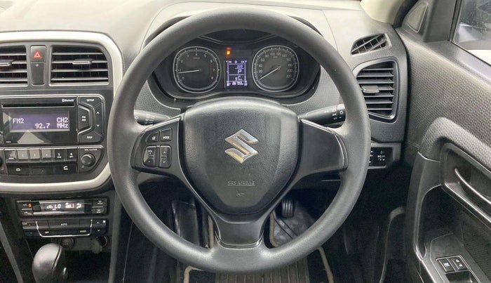 2021 Maruti Vitara Brezza VXI AT SHVS, Petrol, Automatic, 86,762 km, Steering Wheel Close Up