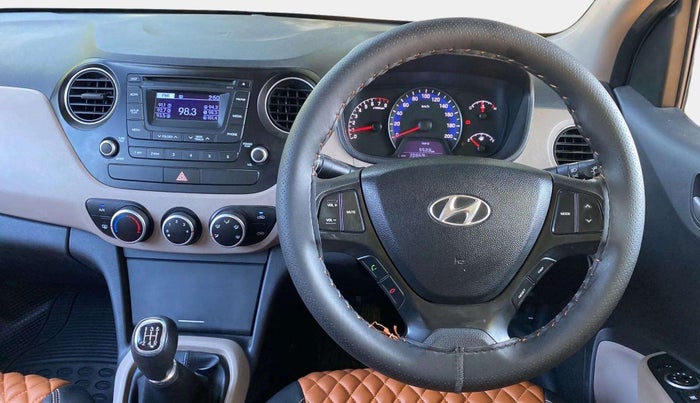 2014 Hyundai Xcent S (O) 1.2, Petrol, Manual, 38,913 km, Steering Wheel Close Up