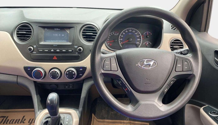 2018 Hyundai Grand i10 MAGNA AT 1.2 KAPPA VTVT, Petrol, Automatic, 90,115 km, Steering Wheel Close Up