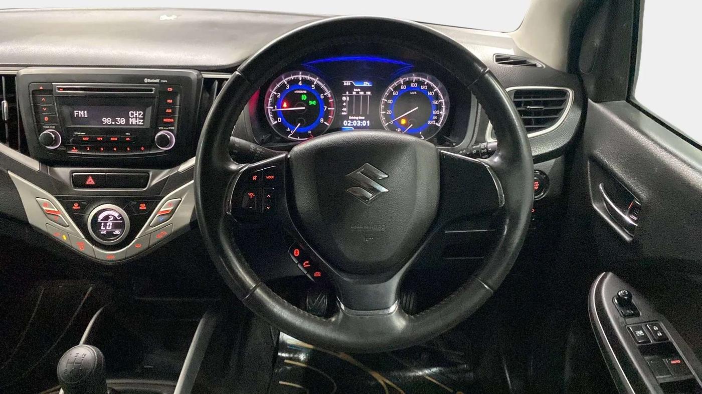2017 Maruti Baleno ZETA PETROL 1.2, Petrol, Manual, 68,125 km, Steering Wheel Close Up
