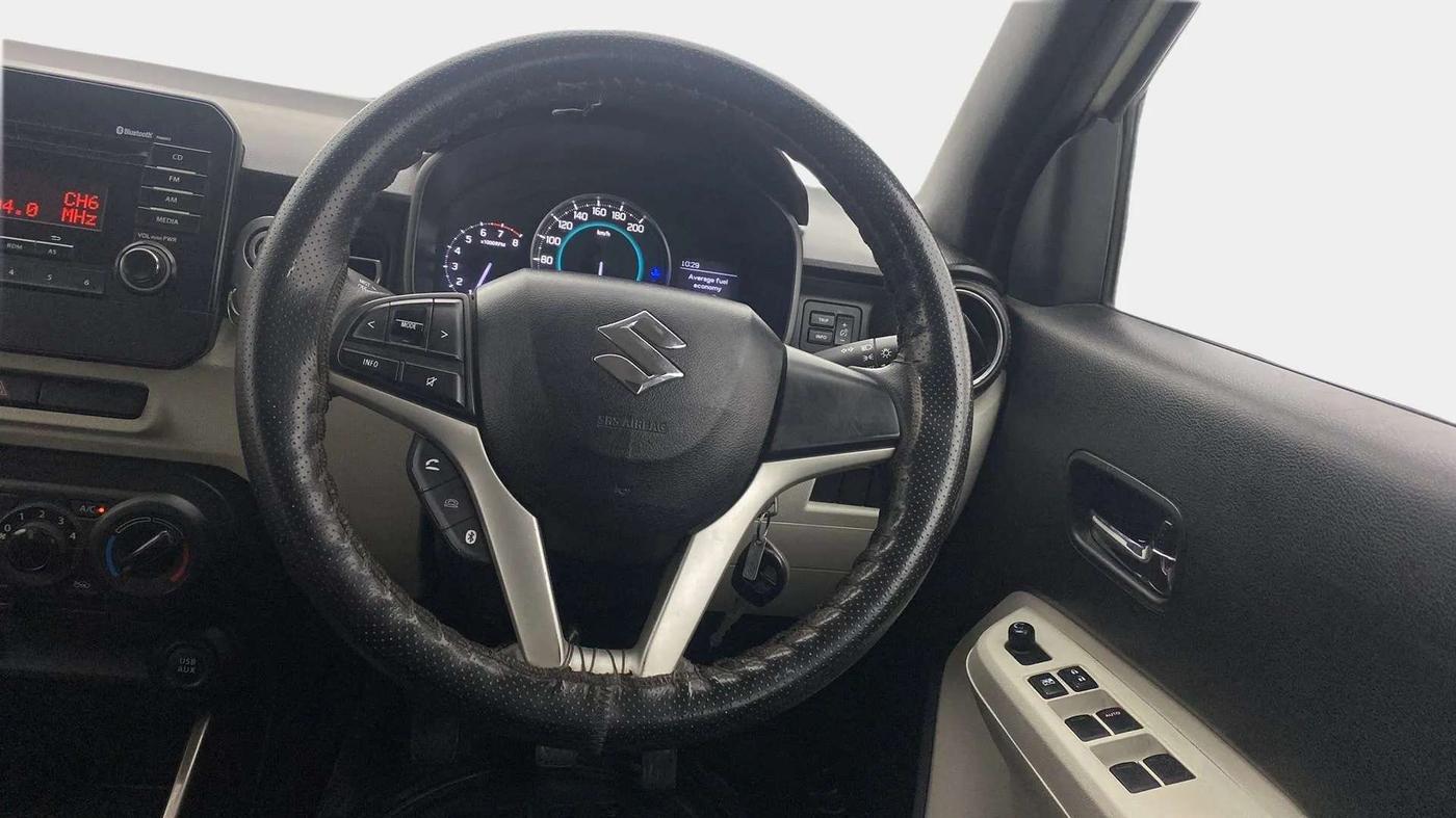 2017 Maruti IGNIS DELTA 1.2, Petrol, Manual, 32,591 km, Steering Wheel Close Up