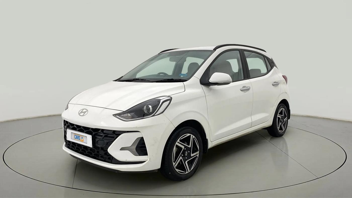 2023 Hyundai GRAND I10 NIOS ASTA AMT 1.2 KAPPA VTVT, Petrol, Automatic, 13,612 km, Left Front Diagonal