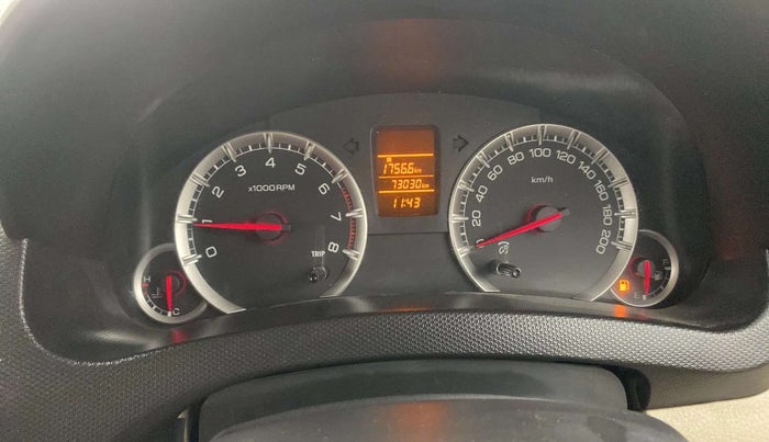 2015 Maruti Swift Dzire VXI, Petrol, Manual, 73,175 km, Odometer Image