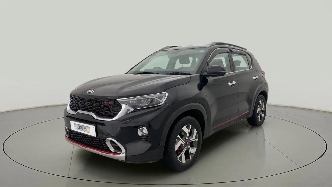 2020 KIA SONET GTX PLUS 1.0 IMT, Petrol, Manual, 32,944 km, Left Front Diagonal