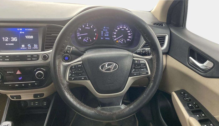 2018 Hyundai Verna 1.6 VTVT SX O, Petrol, Manual, 53,248 km, Steering Wheel Close Up