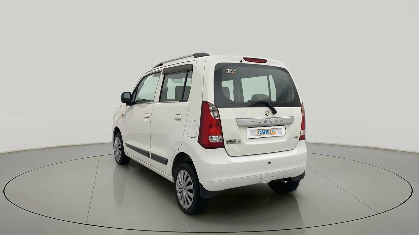 2017 Maruti Wagon R 1.0 VXI, Petrol, Manual, 14,585 km, Left Back Diagonal