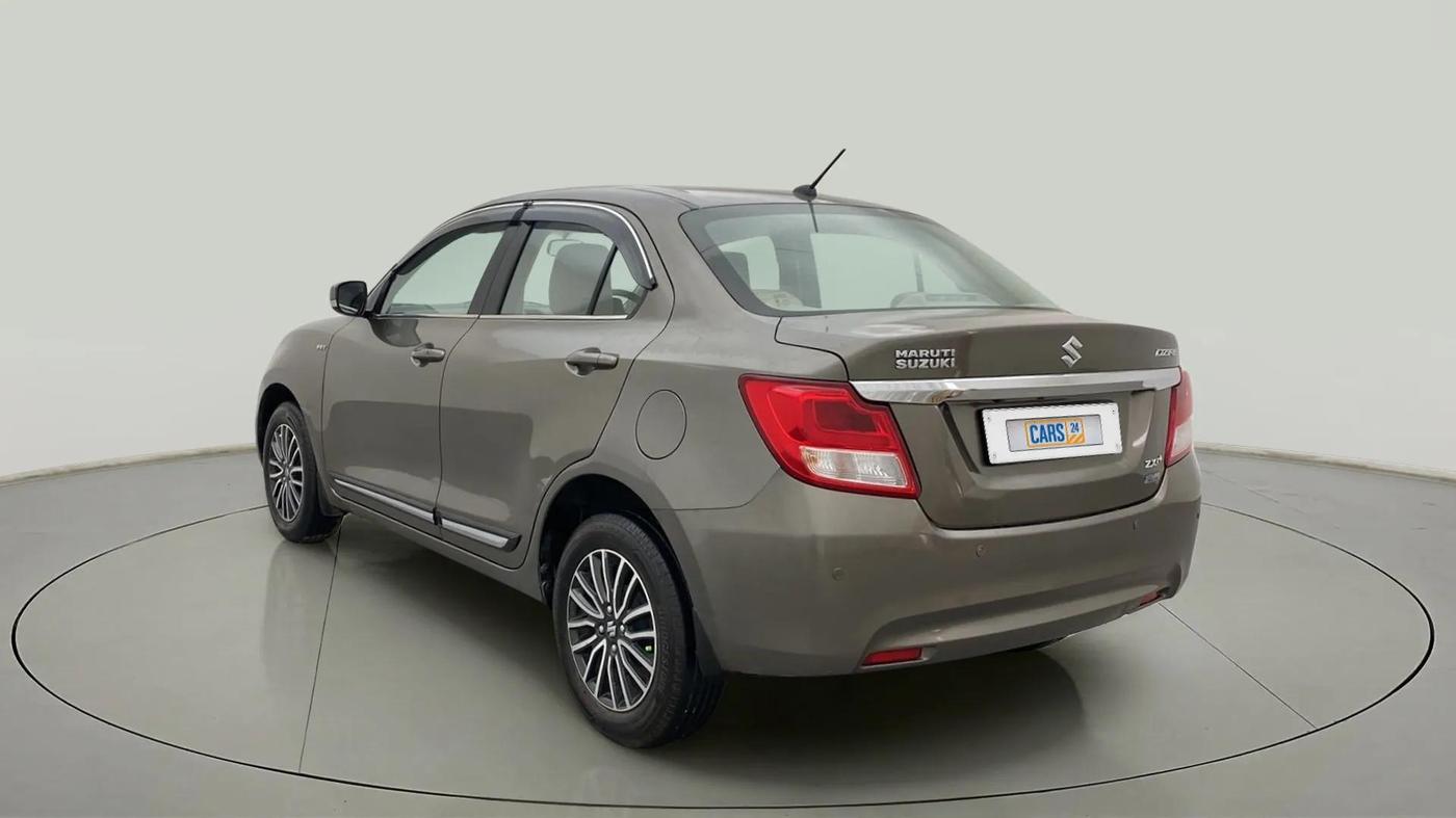 2018 Maruti Dzire ZXI PLUS AMT, Petrol, Automatic, 52,091 km, Left Back Diagonal
