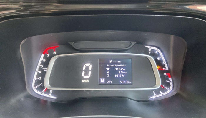 2020 KIA SONET HTX 1.0 IMT, Petrol, Manual, 58,686 km, Odometer Image