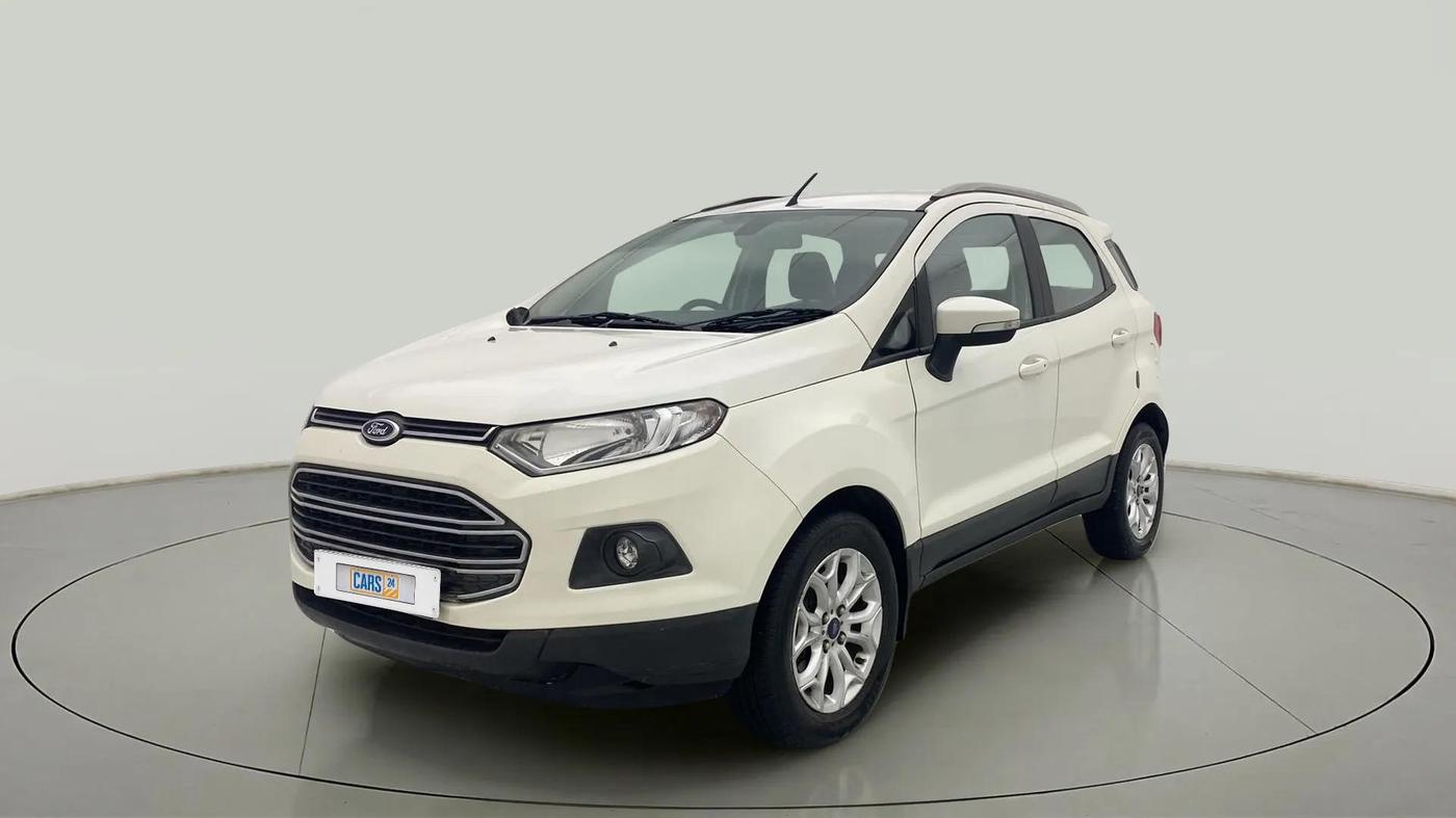 2015 Ford Ecosport TITANIUM+ 1.0L ECOBOOST, Petrol, Manual, 1,08,945 km, Left Front Diagonal