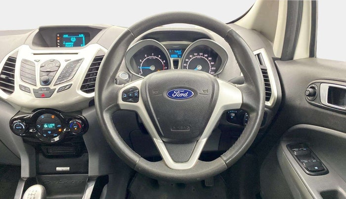 2015 Ford Ecosport TITANIUM+ 1.0L ECOBOOST, Petrol, Manual, 1,08,945 km, Steering Wheel Close Up