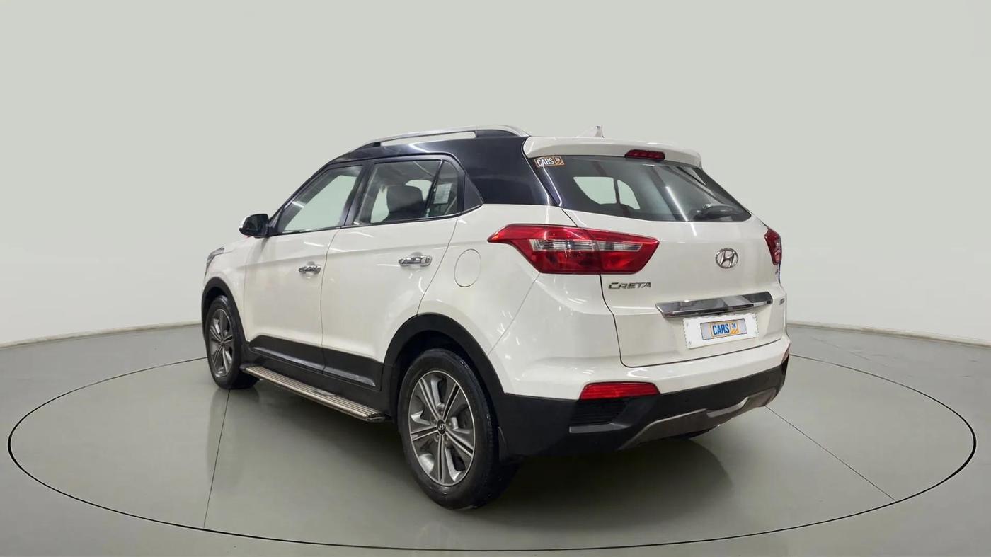 2017 Hyundai Creta SX PLUS AT 1.6 PETROL, Petrol, Automatic, 82,050 km, Left Back Diagonal