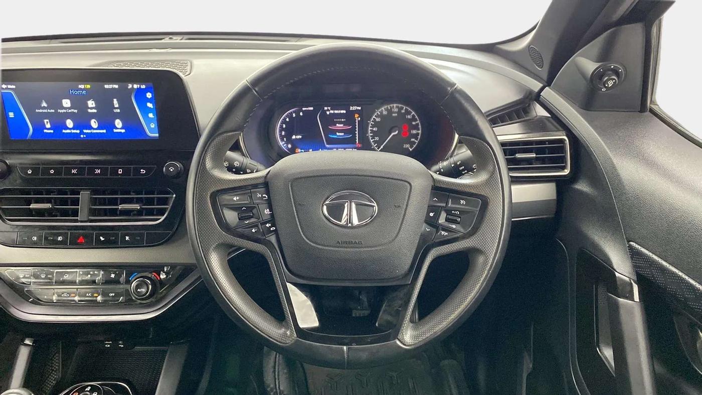 2022 Tata Harrier XZ PLUS 2.0L DARK EDITION, Diesel, Manual, 18,669 km, Steering Wheel Close Up