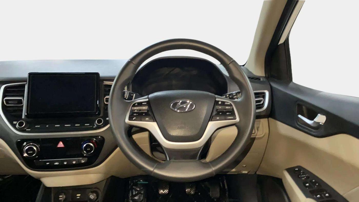 2021 Hyundai Verna SX 1.5 VTVT, Petrol, Manual, 56,306 km, Steering Wheel Close Up