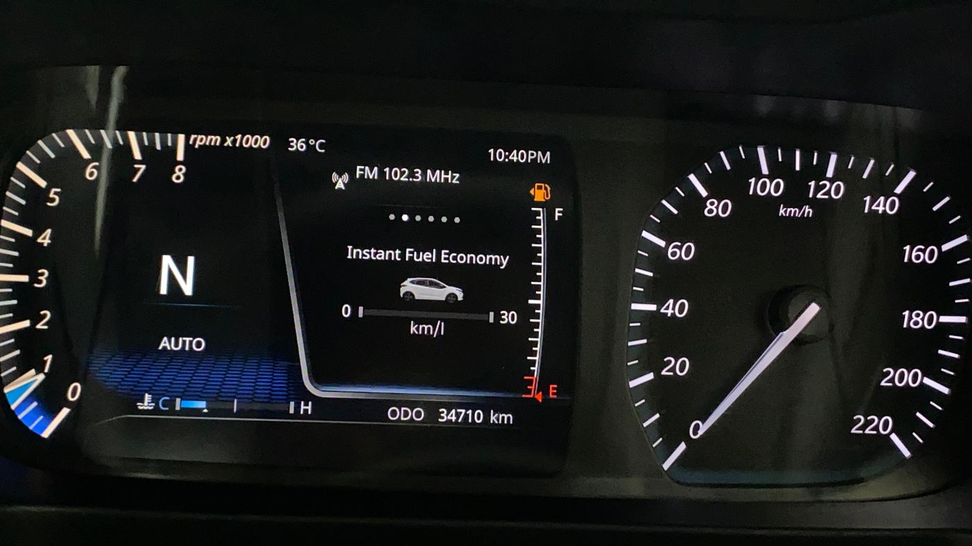 2022 Tata ALTROZ XZA PLUS DARK EDTION, Petrol, Automatic, 34,744 km, Odometer Image