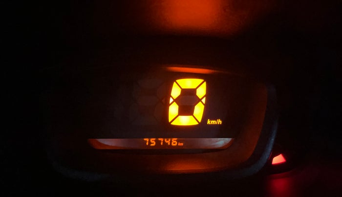 2017 Renault Kwid RXL, Petrol, Manual, 75,738 km, Odometer Image