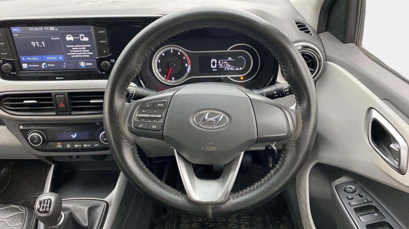2020 Hyundai GRAND I10 NIOS SPORTZ 1.2 KAPPA VTVT, Petrol, Manual, 27,221 km, Steering Wheel Close Up
