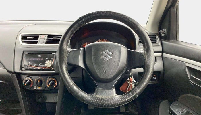 2015 Maruti Swift LXI (O), Petrol, Manual, 86,256 km, Steering Wheel Close Up