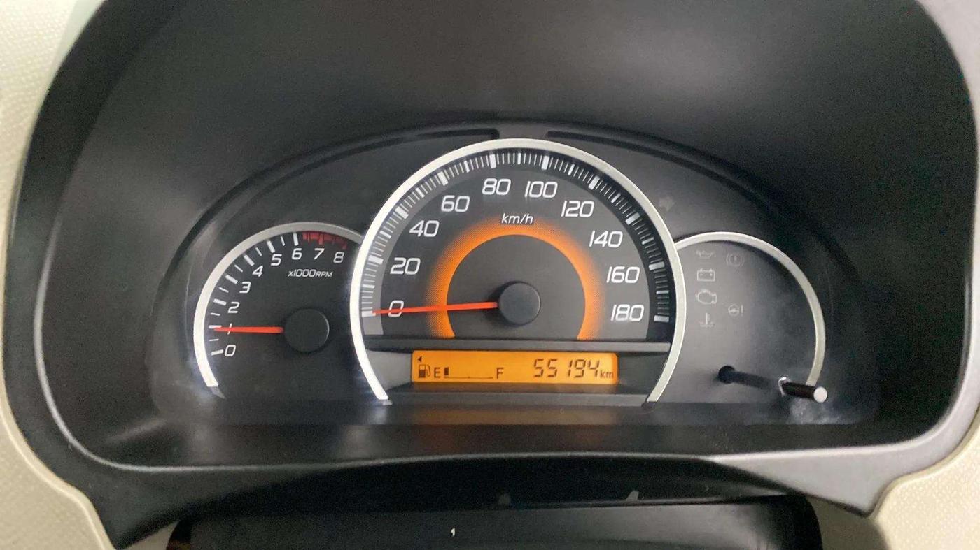 2016 Maruti Wagon R 1.0 VXI, Petrol, Manual, 55,161 km, Odometer Image