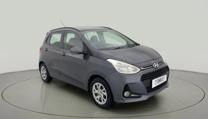 2018 Hyundai Grand i10 SPORTZ 1.2 KAPPA VTVT, Petrol, Manual, 53,712 km, Right Front Diagonal