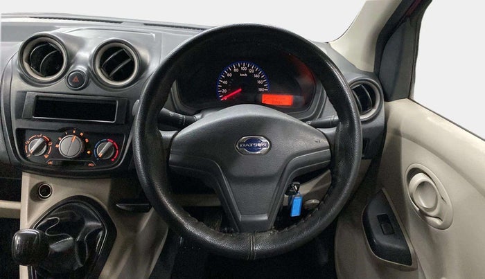 2017 Datsun Go Plus T, Petrol, Manual, 34,082 km, Steering Wheel Close Up